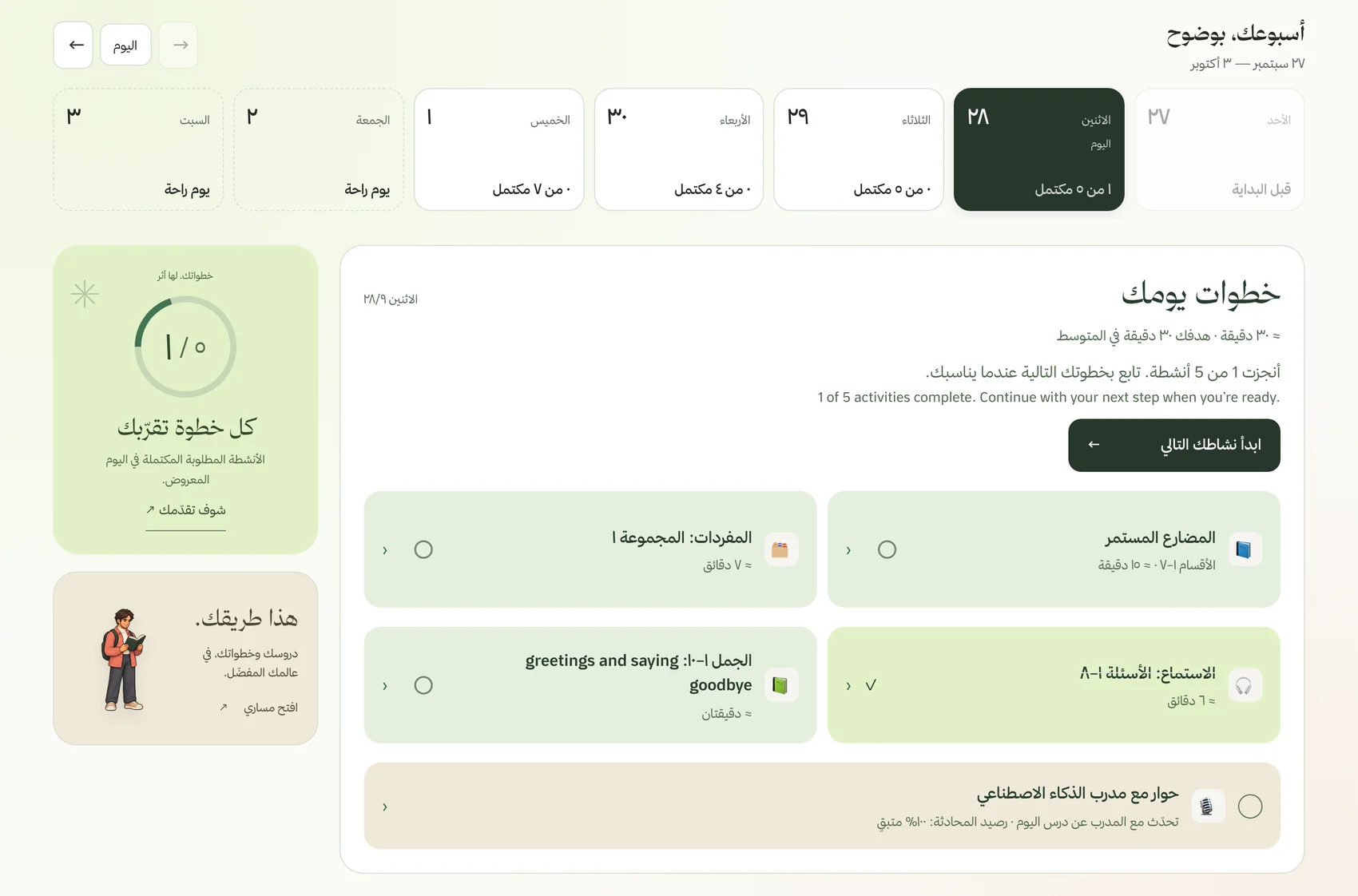 داخل يوم واحد